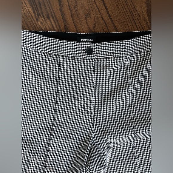 Express High Rise Ankle Pants Houndstooth 16R - Picture 2 of 7